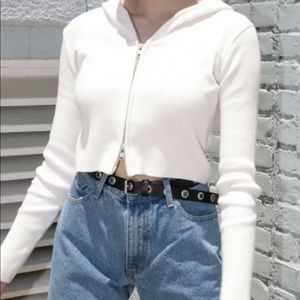 brandy melville cropped jacket